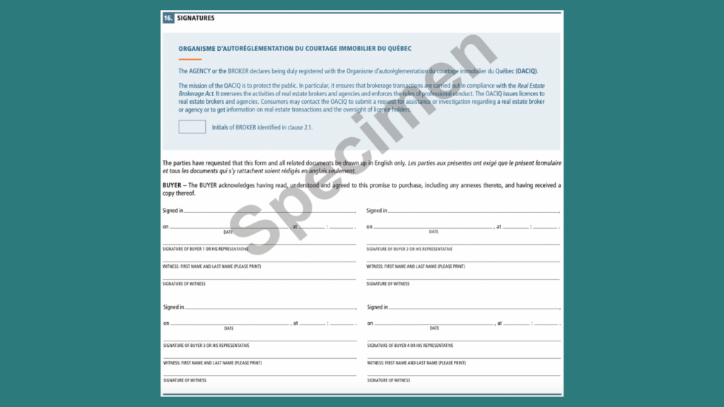 Section 16: Signatures