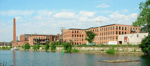The Merchants Textile Mill building is now the Château Saint-Ambroise, an office space fro small businesses and an event spaces.