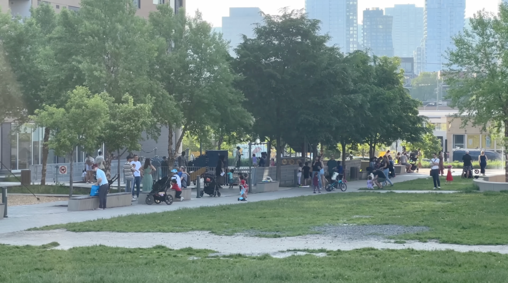 Bassin-à-Gravier Park, Griffintown, Montreal.