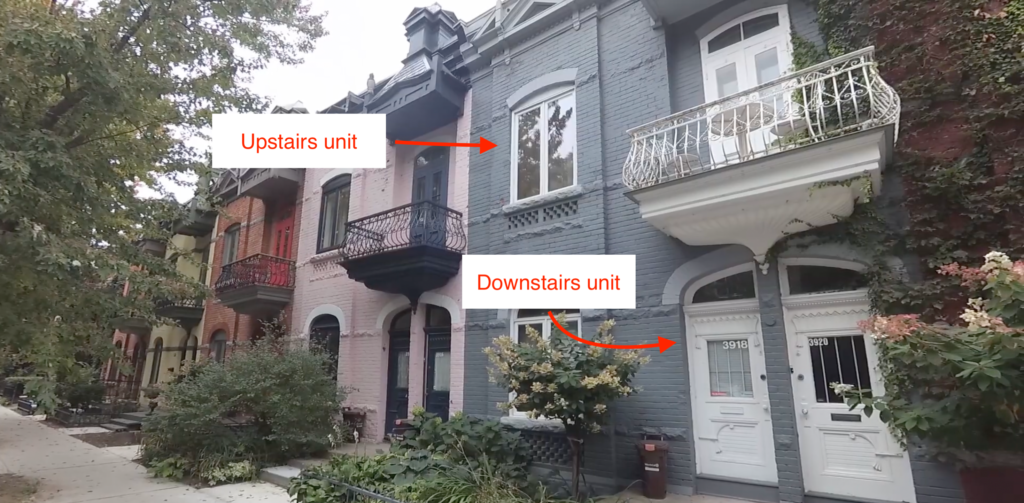 Annotated example of a duplex