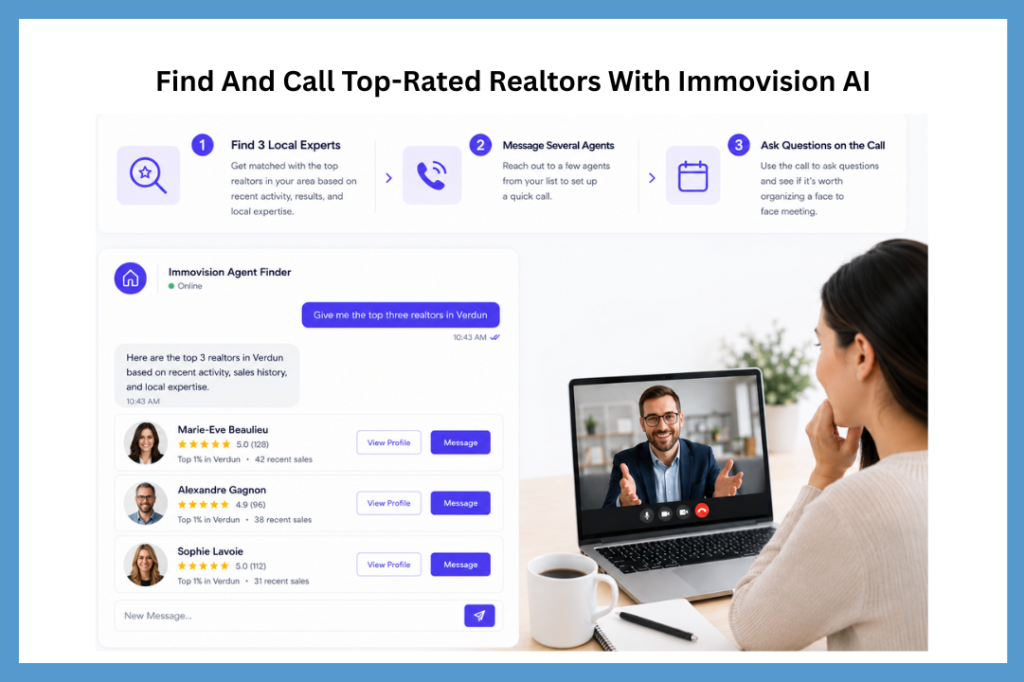 Find And Call Top-Rated Realtors With Immovision AI