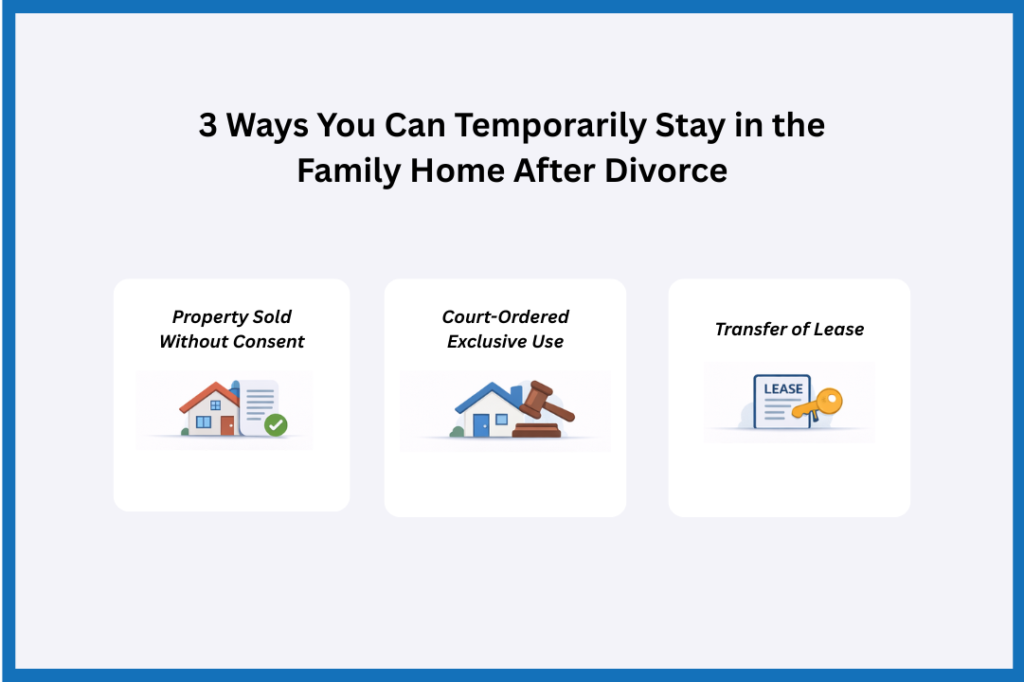 3 Ways You Can Temporarily Stay in the Family Home After Divorce