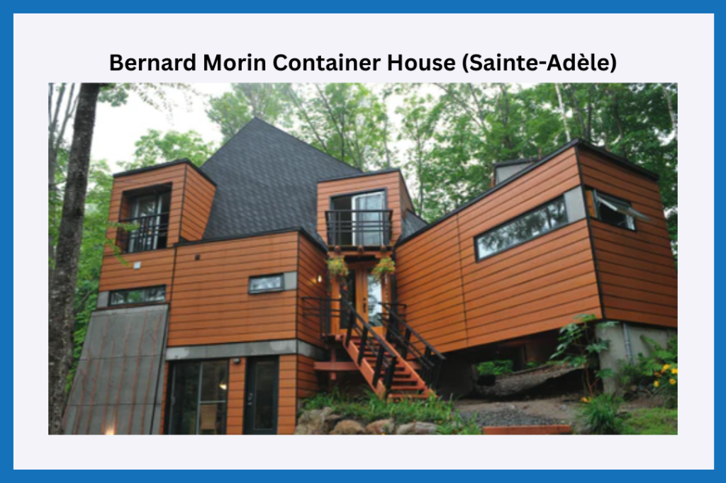 Image of Bernard Morin Container House (Sainte-Adèle, Quebec)