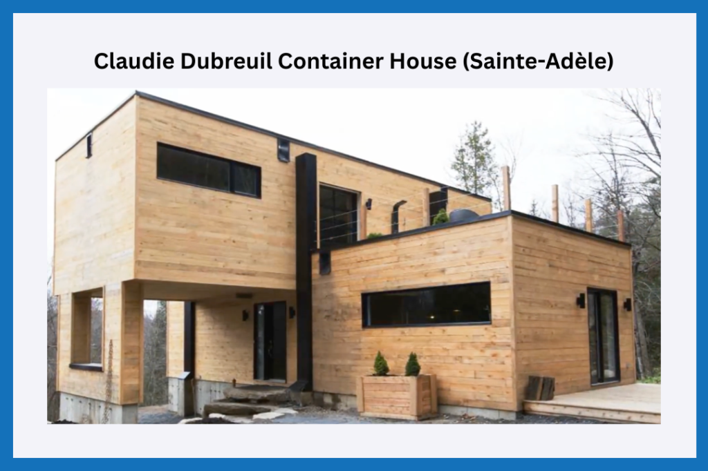 Image of Claudie Dubreuil Container House (Sainte-Adèle, Quebec)