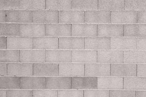 Image of a concrete block foundation