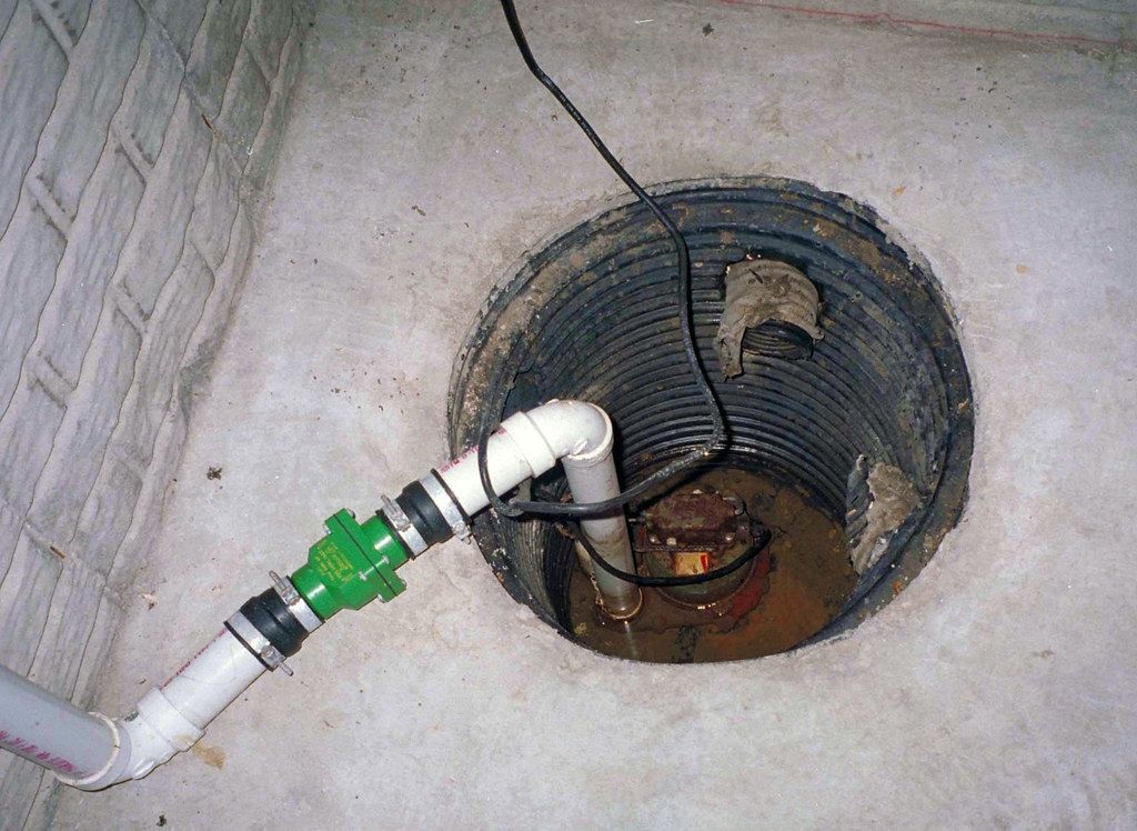 Image of a sump pump in Quebec